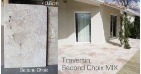 Travertin second choix opus mix
