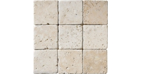Travertin 10x10 premier choix LIGHT