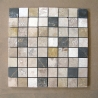 Mosaique ASPEN - Mosaique Marbre Black & Brown 36 X 36 mm